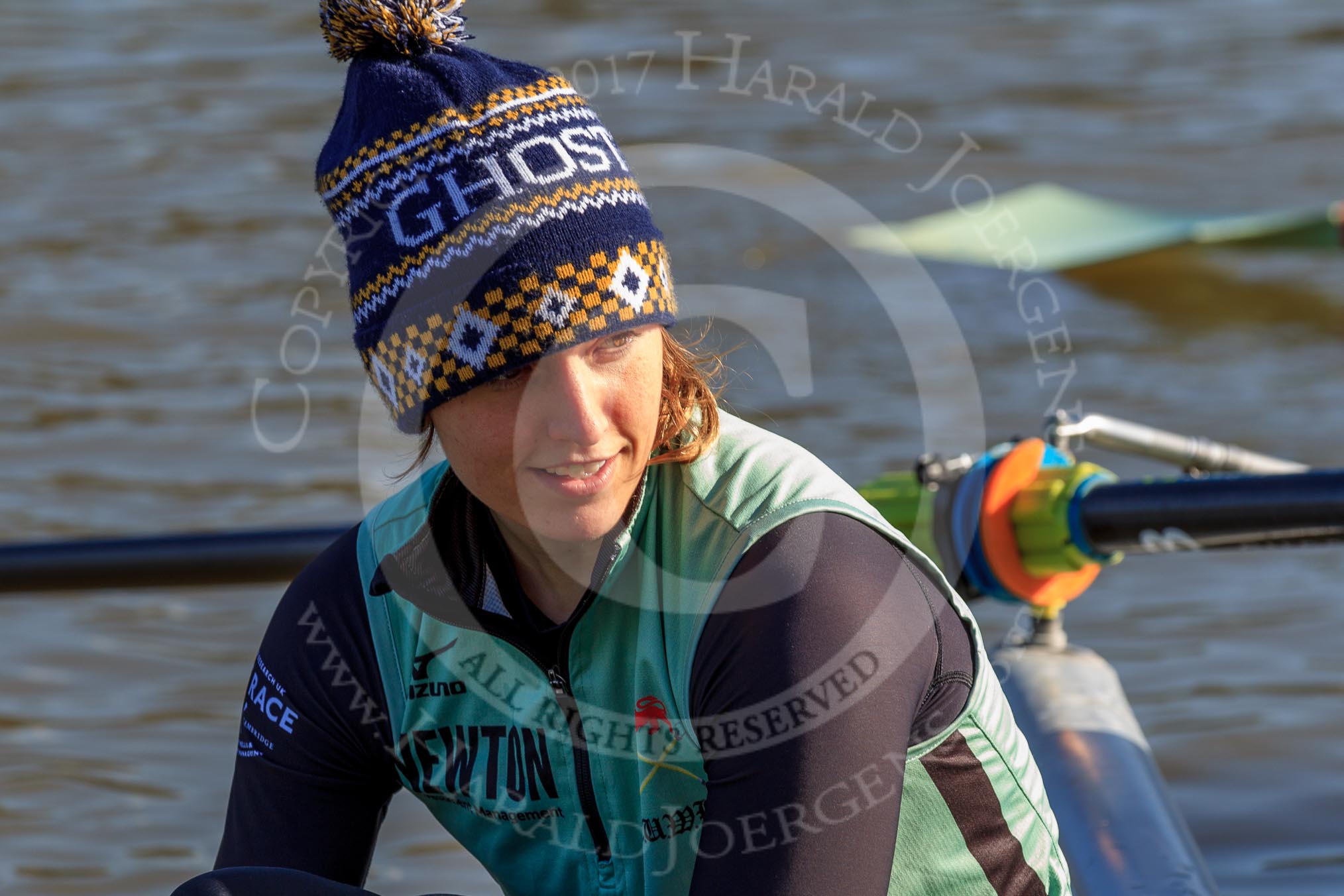 The Women's Boat Race season 2018 - fixture CUWBC vs. ULBC: OUWBC 5 seat "Ghost Ship" Thea Zabell.
River Thames between Putney Bridge and Mortlake,
London SW15,

United Kingdom,
on 17 February 2018 at 12:30, image #6