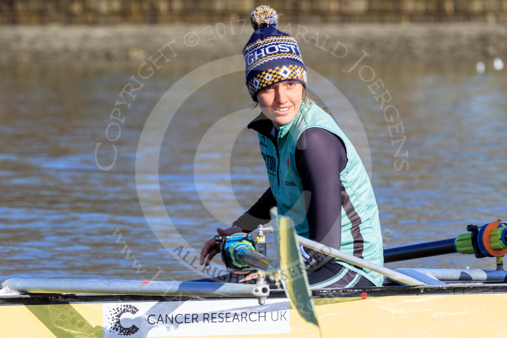 The Women's Boat Race season 2018 - fixture CUWBC vs. ULBC: OUWBC 5 seat "Ghost Ship" Thea Zabell.
River Thames between Putney Bridge and Mortlake,
London SW15,

United Kingdom,
on 17 February 2018 at 12:32, image #13