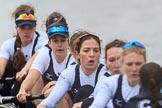 The Women's Boat Race season 2018 - fixture OUWBC vs. Molesey BC: OUWBC: Bow Renée Koolschijn, 2 Katherine Erickson, 3 Juliette Perry, 4 Alice Roberts, 5 Morgan McGovern, 6 Sara Kushma, 7 Abigail Killen, stroke Beth Bridgman, cox Jessica Buck.
River Thames between Putney Bridge and Mortlake,
London SW15,

United Kingdom,
on 04 March 2018 at 13:48, image #69