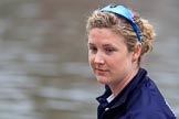 The Cancer Research UK Women's Boat Race 2018: Close-up of Morgan McGovern, in the 5 seat for Oxford.
River Thames between Putney Bridge and Mortlake,
London SW15,

United Kingdom,
on 24 March 2018 at 15:45, image #104