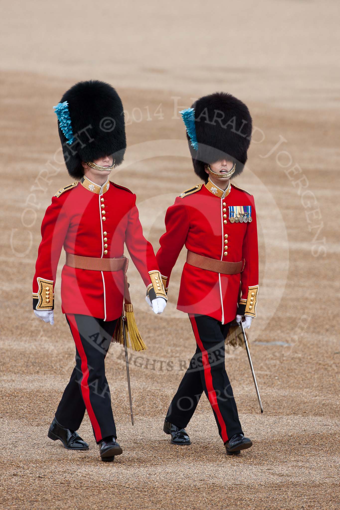 Trooping the Colour 2009: Lieutnant (left) and Major (right) of the Irish Guards, further information appreciated!.
Horse Guards Parade, Westminster,
London SW1,

United Kingdom,
on 13 June 2009 at 09:43, image #12