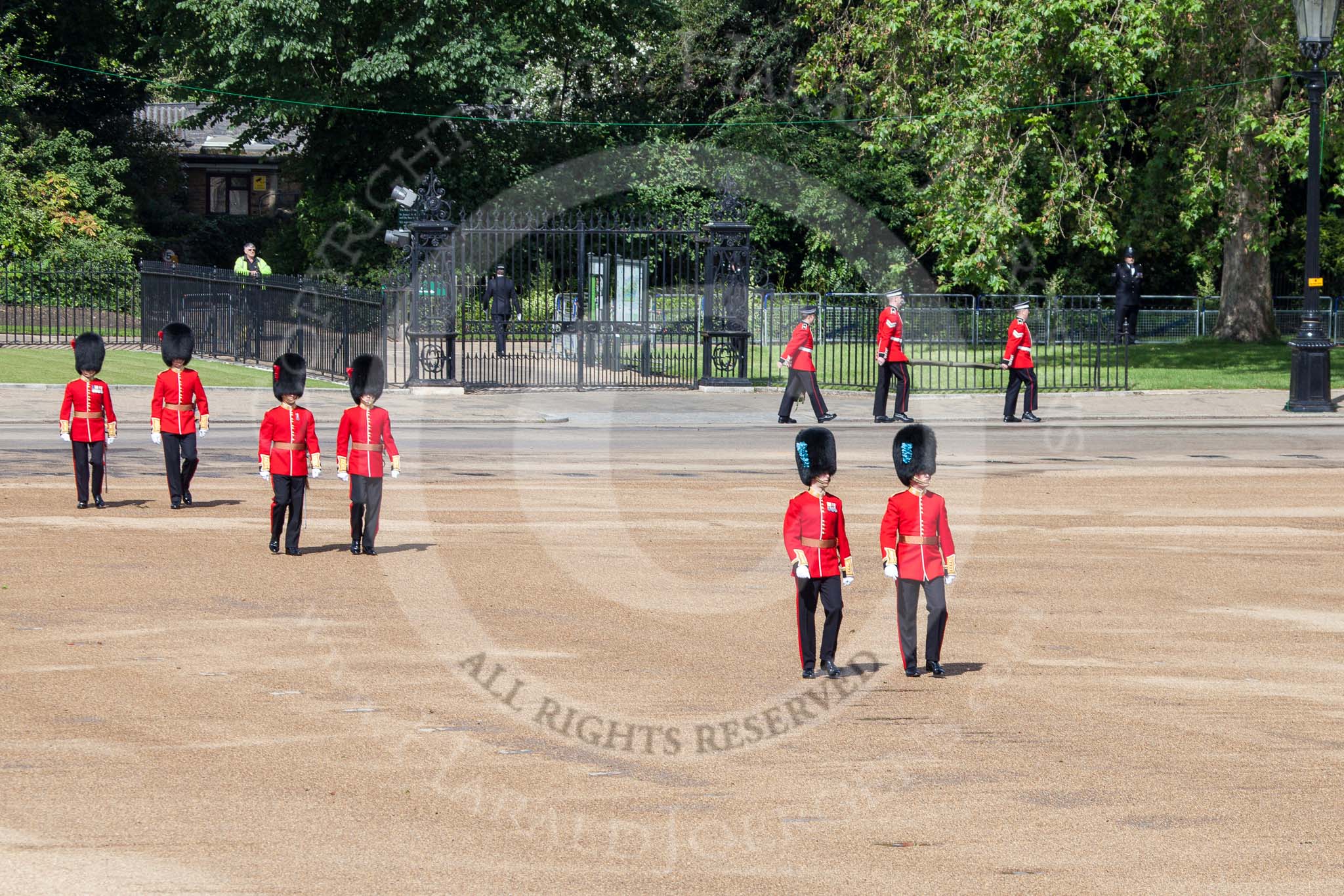 Trooping the Colour 2012: Subaltern and Ensign of each Guards Division crossing Horse Guards Parade..
Horse Guards Parade, Westminster,
London SW1,

United Kingdom,
on 16 June 2012 at 09:53, image #11