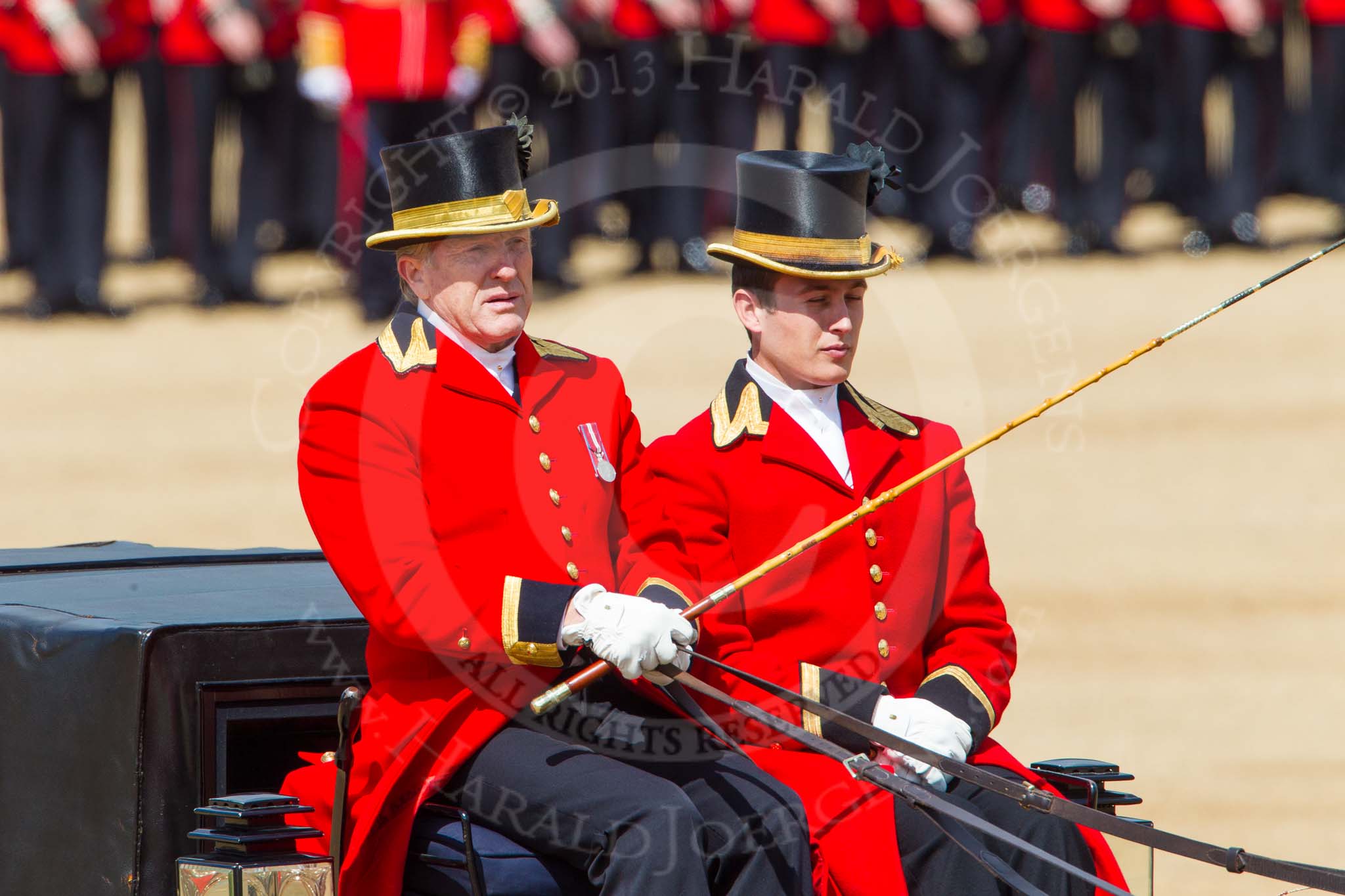 The Colonel's Review 2013: The coachmen on their way to Horse Guards Building..
Horse Guards Parade, Westminster,
London SW1,

United Kingdom,
on 08 June 2013 at 10:51, image #229