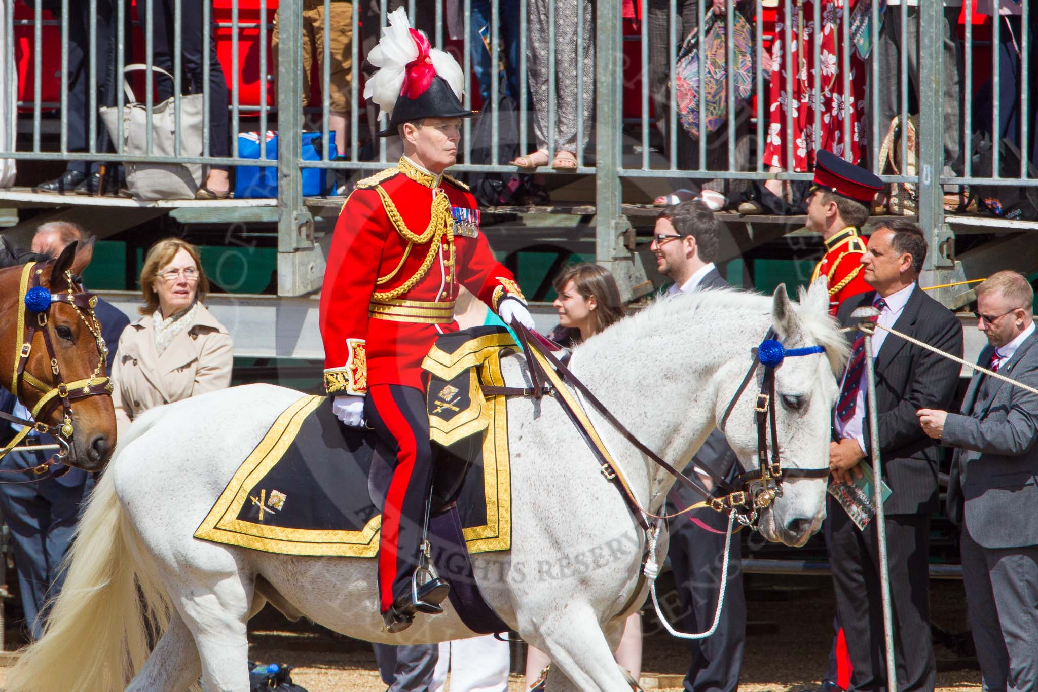 The Colonel's Review 2013: The Major General Commanding the Household Division and General Officer Commanding London District, Major G P R Norton..
Horse Guards Parade, Westminster,
London SW1,

United Kingdom,
on 08 June 2013 at 10:59, image #283