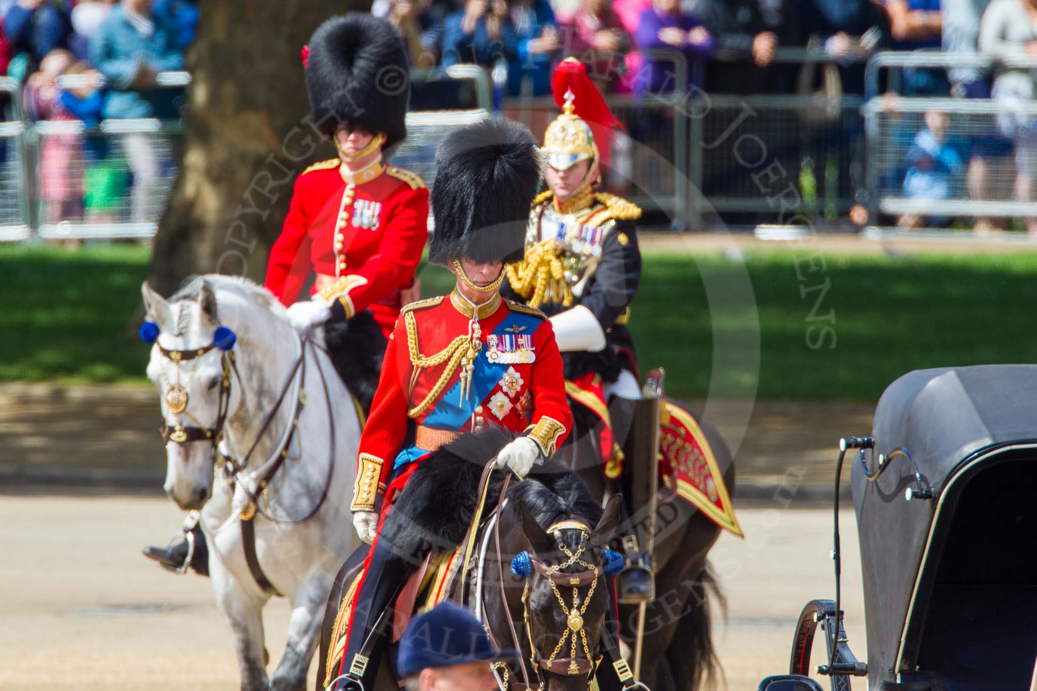 The Colonel's Review 2013: HRH The Prince of Wales, Colonel Welsh  Guards after the Inspection of the Line..
Horse Guards Parade, Westminster,
London SW1,

United Kingdom,
on 08 June 2013 at 11:05, image #383