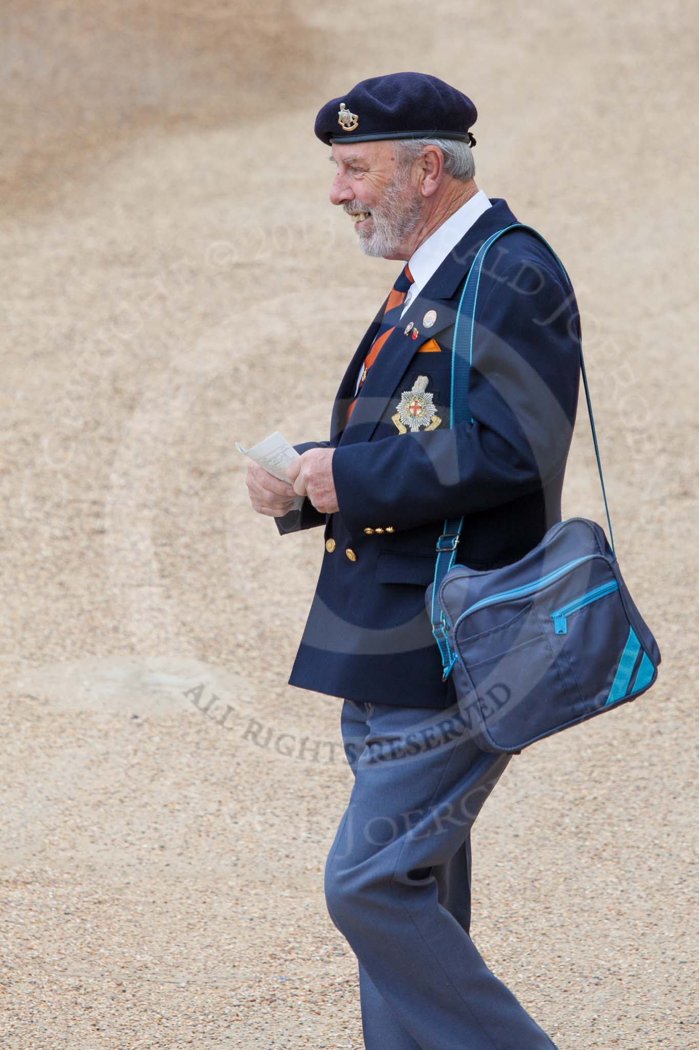 Major General's Review 2013: A veteran arriving at Horse Guards Parade for the Major General's Review..
Horse Guards Parade, Westminster,
London SW1,

United Kingdom,
on 01 June 2013 at 09:33, image #10