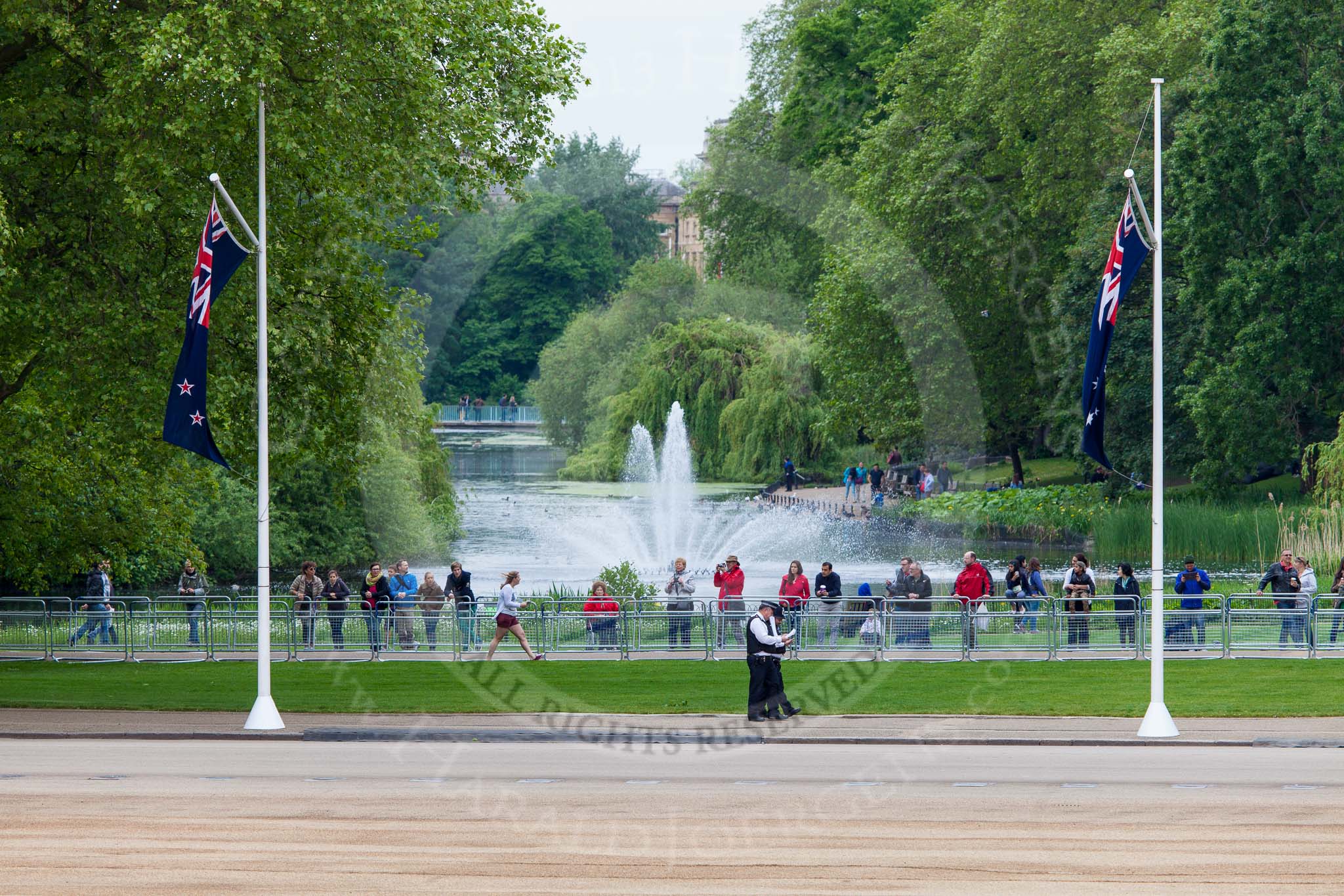 Major General's Review 2013: St James's Park and -Lake seen from Horse Guards Parade..
Horse Guards Parade, Westminster,
London SW1,

United Kingdom,
on 01 June 2013 at 09:53, image #17