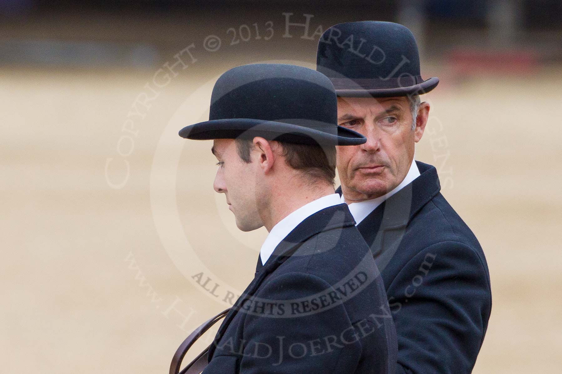 Major General's Review 2013: Two gentelmen representing Royal Colonels..
Horse Guards Parade, Westminster,
London SW1,

United Kingdom,
on 01 June 2013 at 11:00, image #258