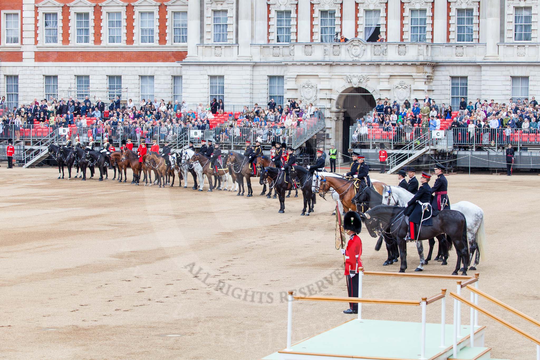 Major General's Review 2013: The 'Royal Procession' at the first rehearsal for Trooping the Colour..
Horse Guards Parade, Westminster,
London SW1,

United Kingdom,
on 01 June 2013 at 11:00, image #264