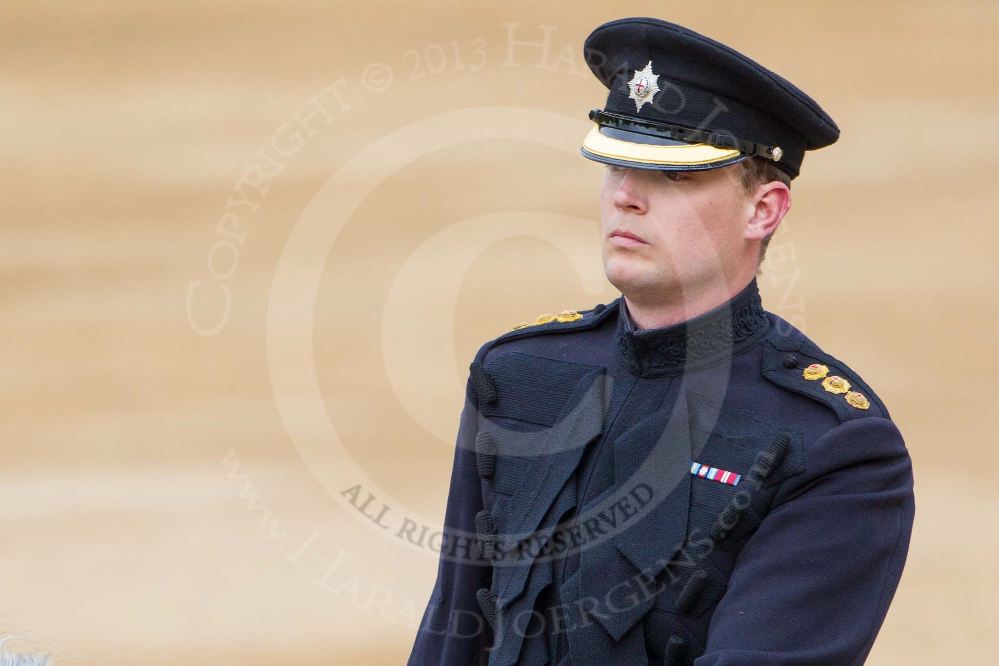 Major General's Review 2013: A Captain standing in for once of the Royal Colonels..
Horse Guards Parade, Westminster,
London SW1,

United Kingdom,
on 01 June 2013 at 11:01, image #269