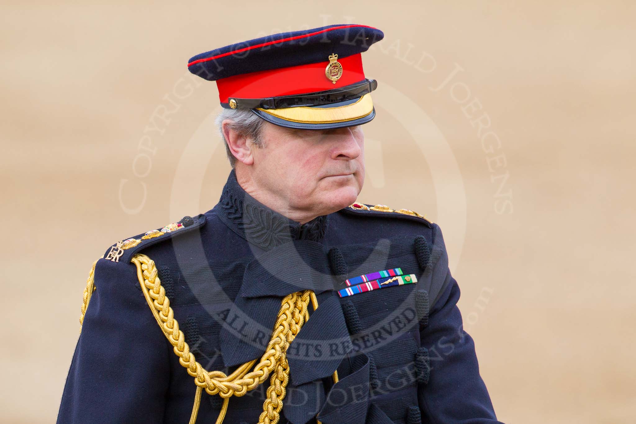 Major General's Review 2013: The Chief of Staff, Colonel Hugh Bodington, Welsh Guards, on horseback after the Inspection of the Line..
Horse Guards Parade, Westminster,
London SW1,

United Kingdom,
on 01 June 2013 at 11:06, image #306