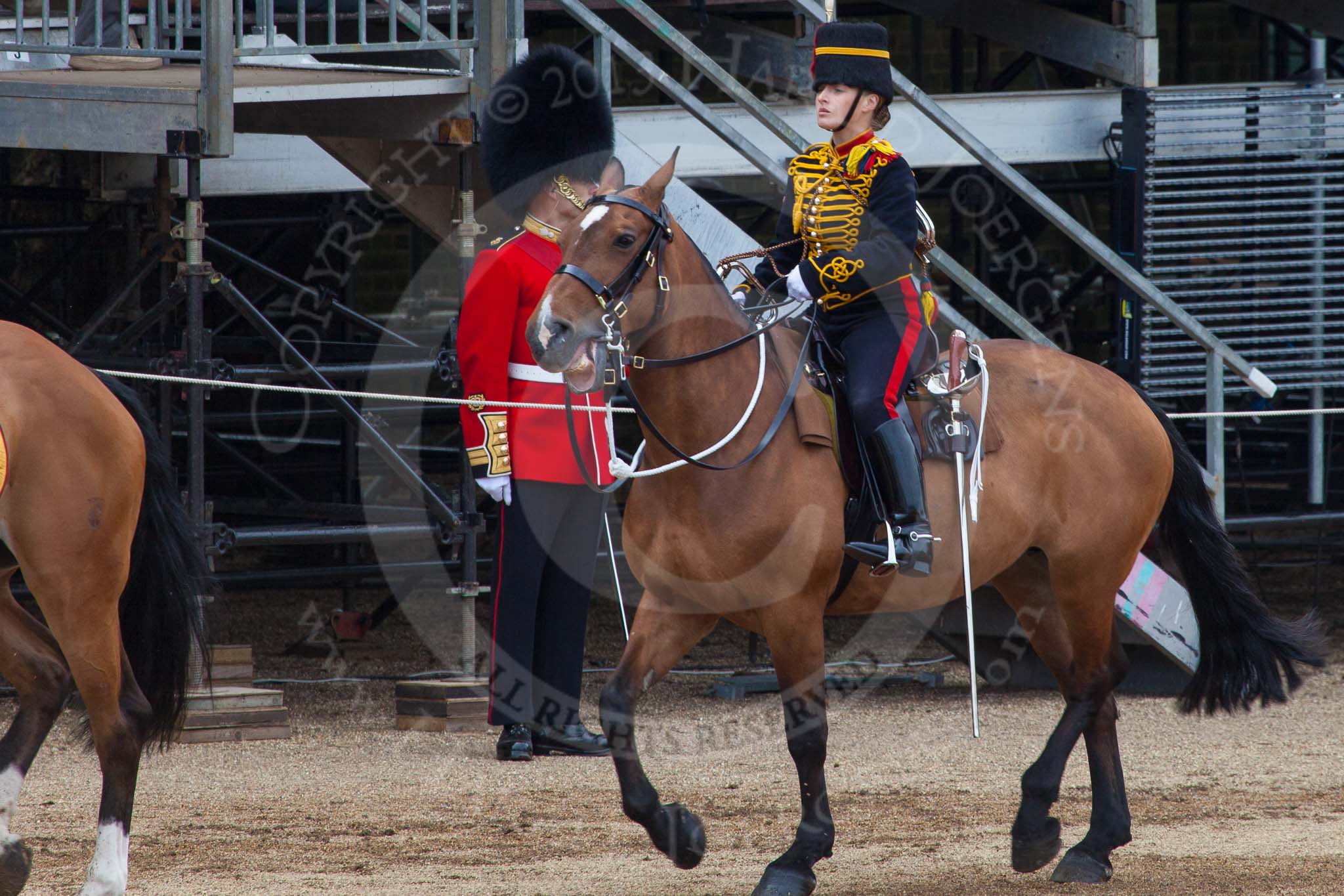 Major General's Review 2013: The Ride Past - the King's Troop Royal Horse Artillery.
Horse Guards Parade, Westminster,
London SW1,

United Kingdom,
on 01 June 2013 at 11:55, image #638