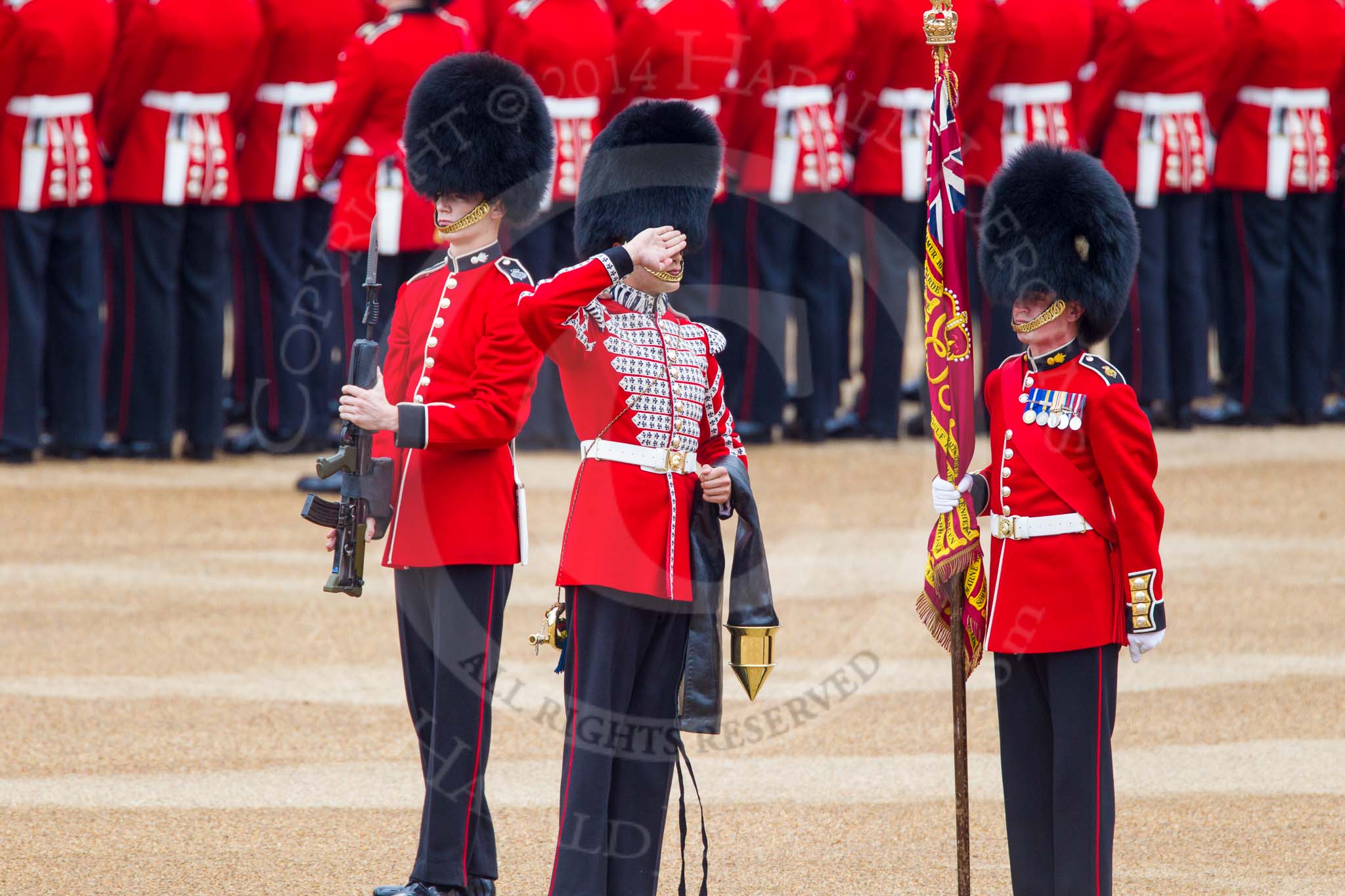 Trooping the Colour 2014.
Horse Guards Parade, Westminster,
London SW1A,

United Kingdom,
on 14 June 2014 at 10:32, image #201