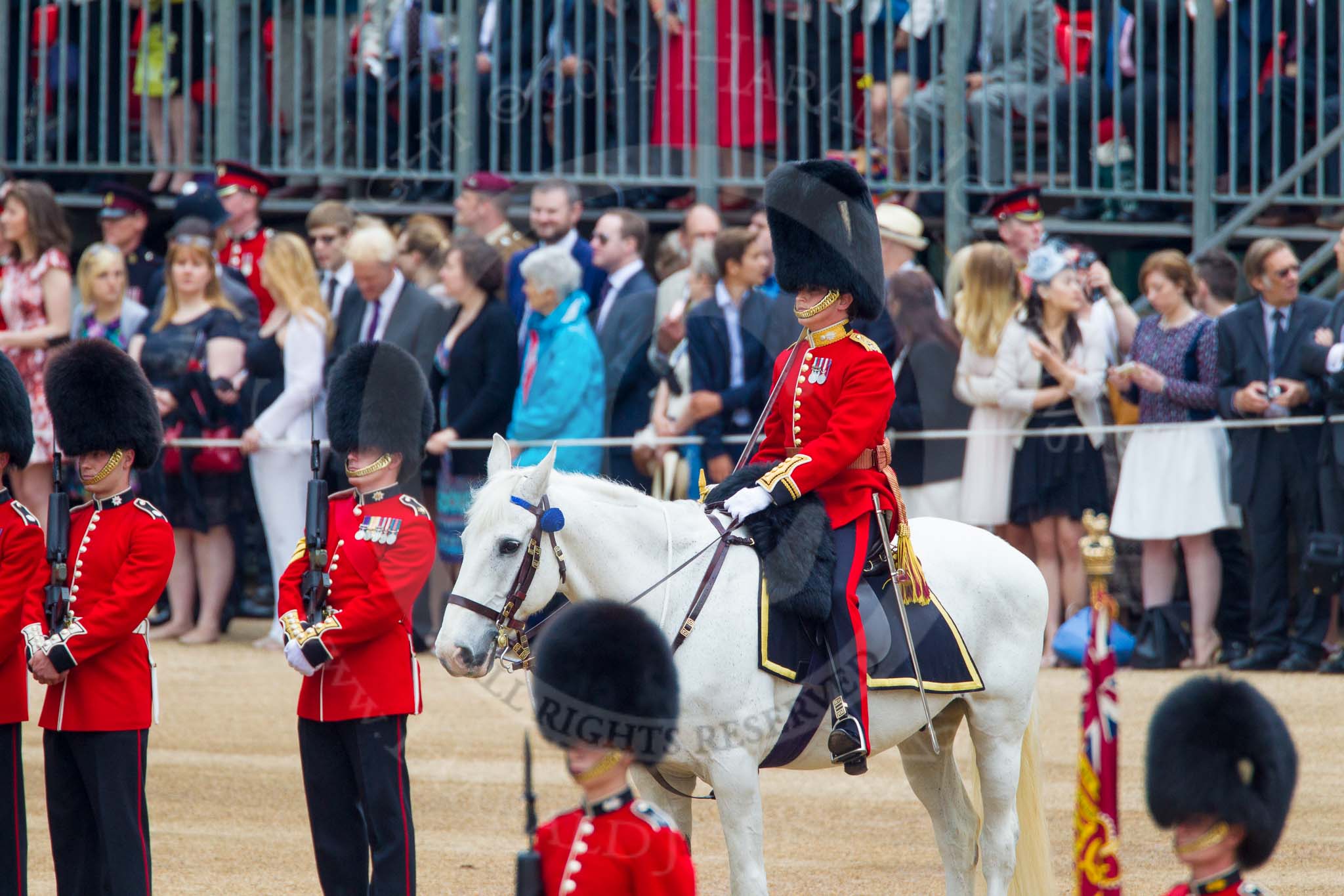 Trooping the Colour 2014.
Horse Guards Parade, Westminster,
London SW1A,

United Kingdom,
on 14 June 2014 at 10:47, image #249