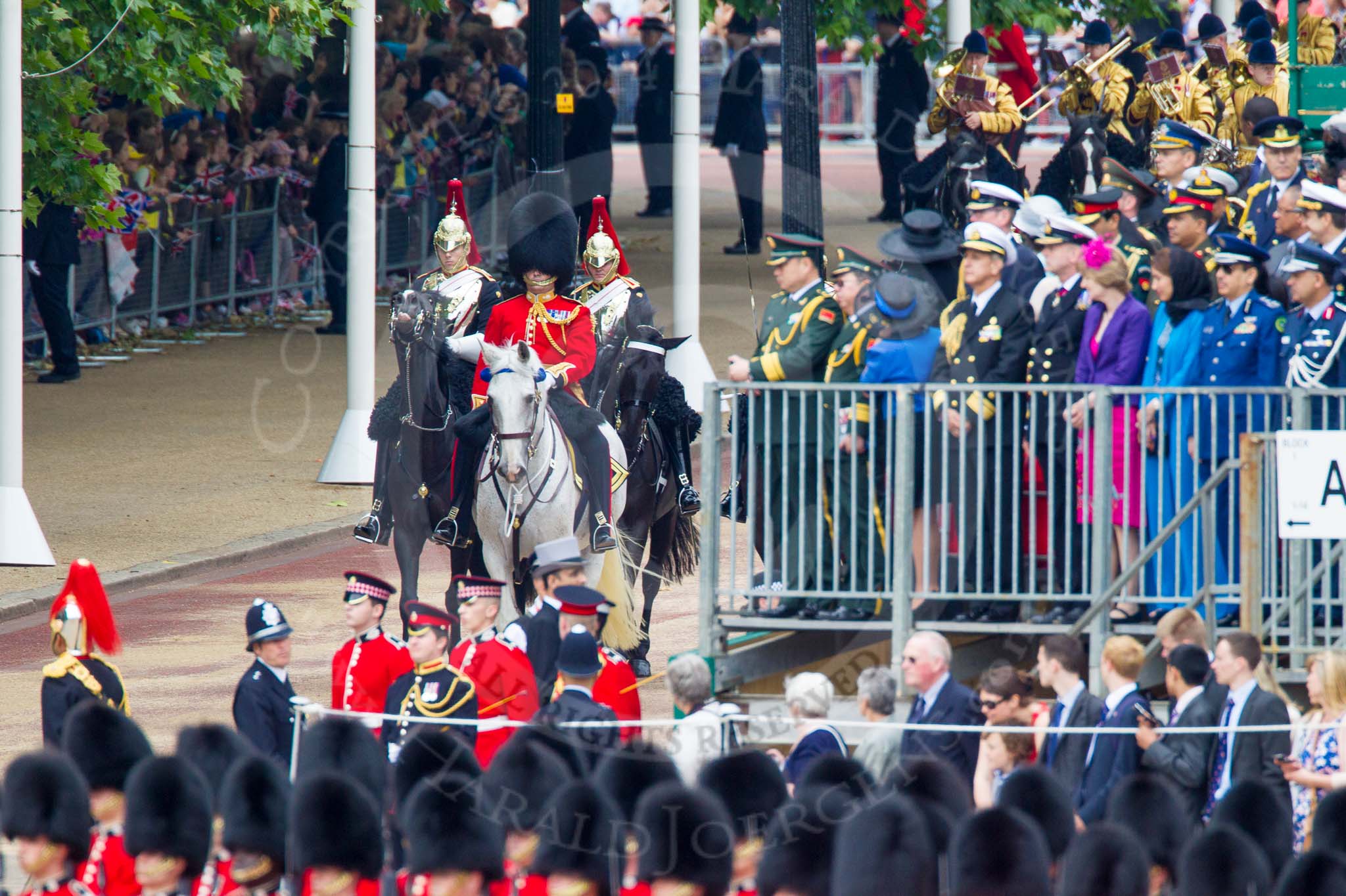 Trooping the Colour 2014.
Horse Guards Parade, Westminster,
London SW1A,

United Kingdom,
on 14 June 2014 at 10:55, image #305