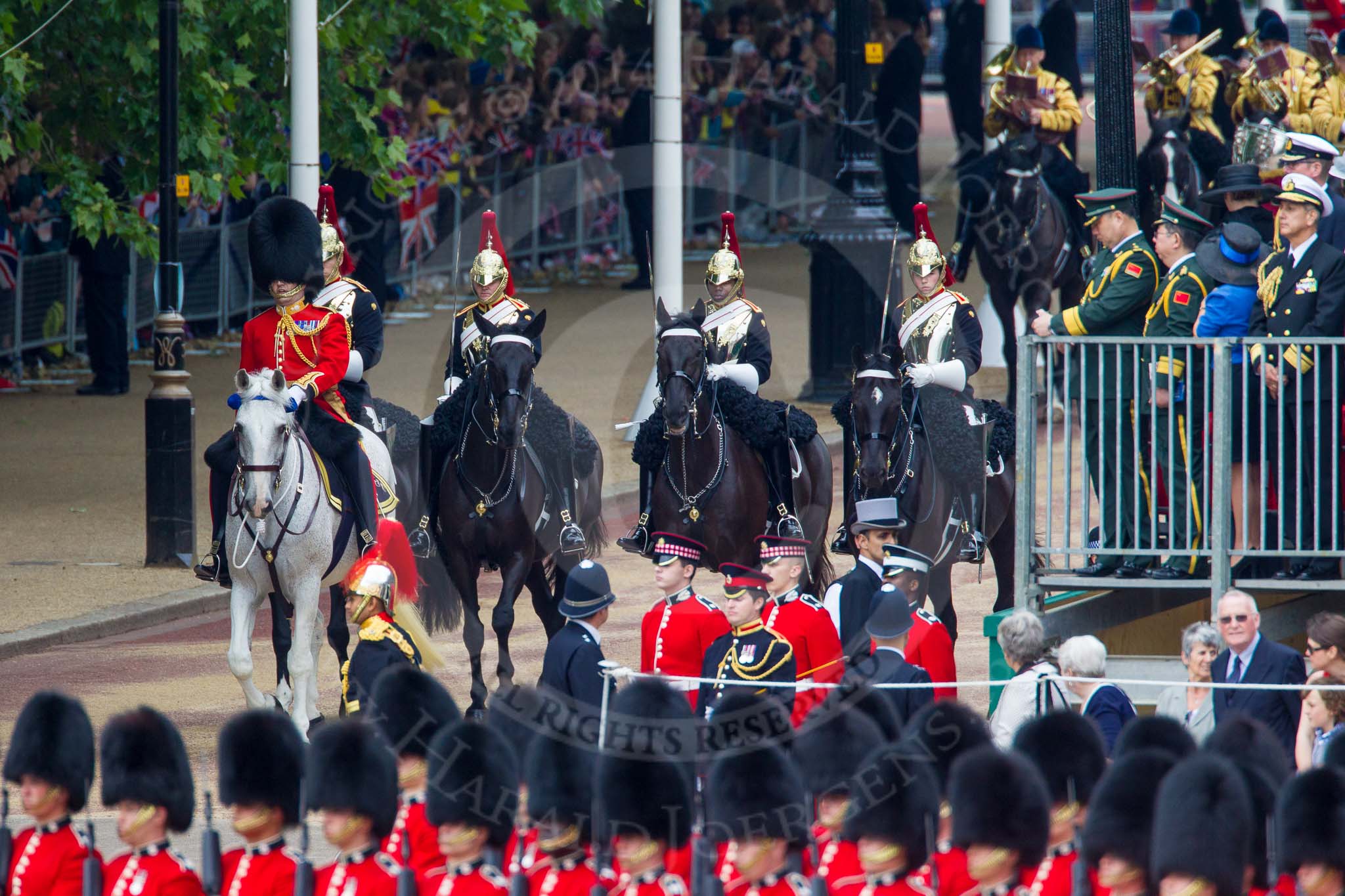 Trooping the Colour 2014.
Horse Guards Parade, Westminster,
London SW1A,

United Kingdom,
on 14 June 2014 at 10:55, image #306