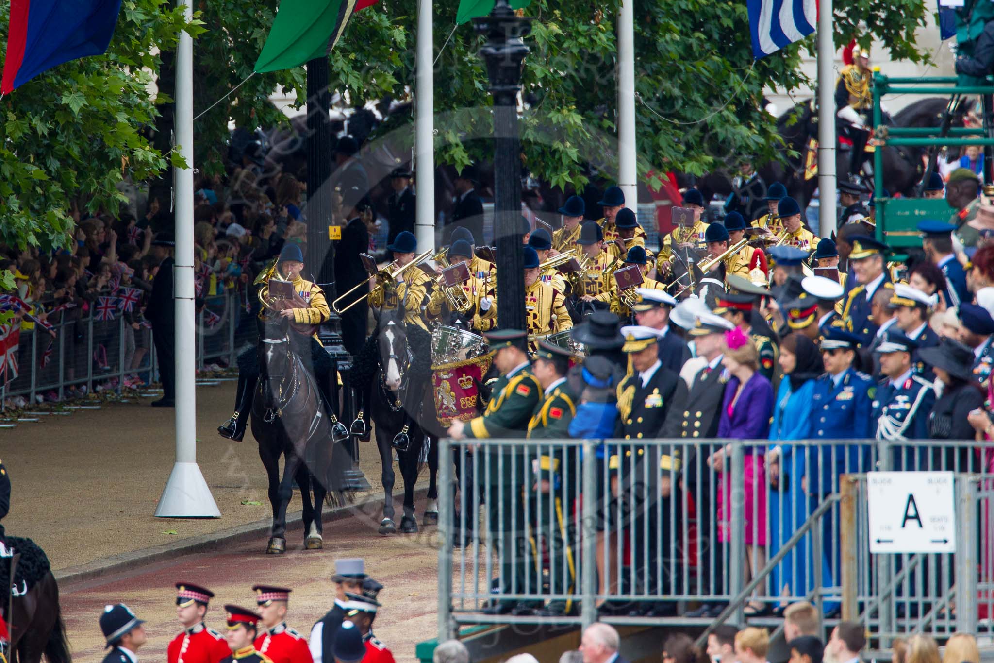 Trooping the Colour 2014.
Horse Guards Parade, Westminster,
London SW1A,

United Kingdom,
on 14 June 2014 at 10:55, image #308