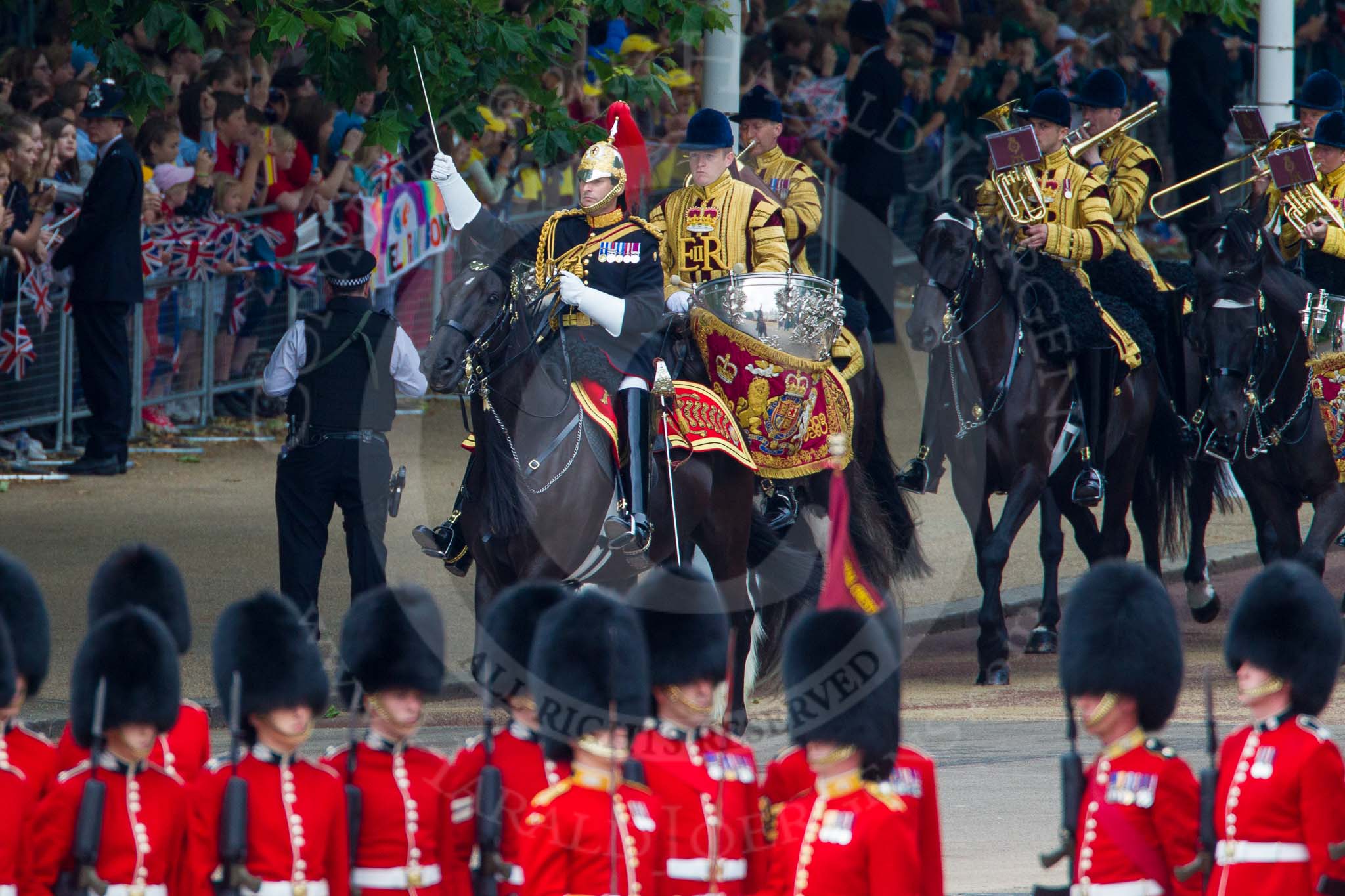 Trooping the Colour 2014.
Horse Guards Parade, Westminster,
London SW1A,

United Kingdom,
on 14 June 2014 at 10:56, image #312