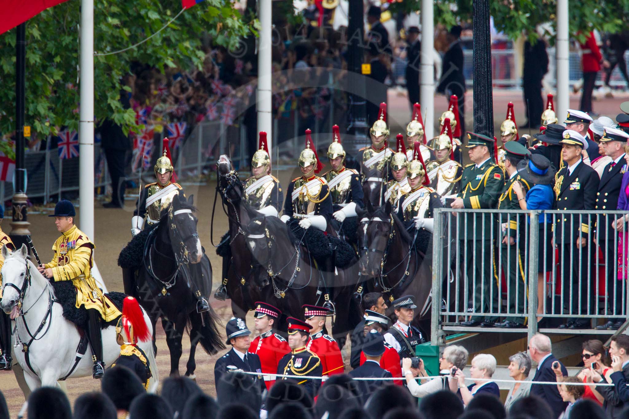 Trooping the Colour 2014.
Horse Guards Parade, Westminster,
London SW1A,

United Kingdom,
on 14 June 2014 at 10:56, image #319