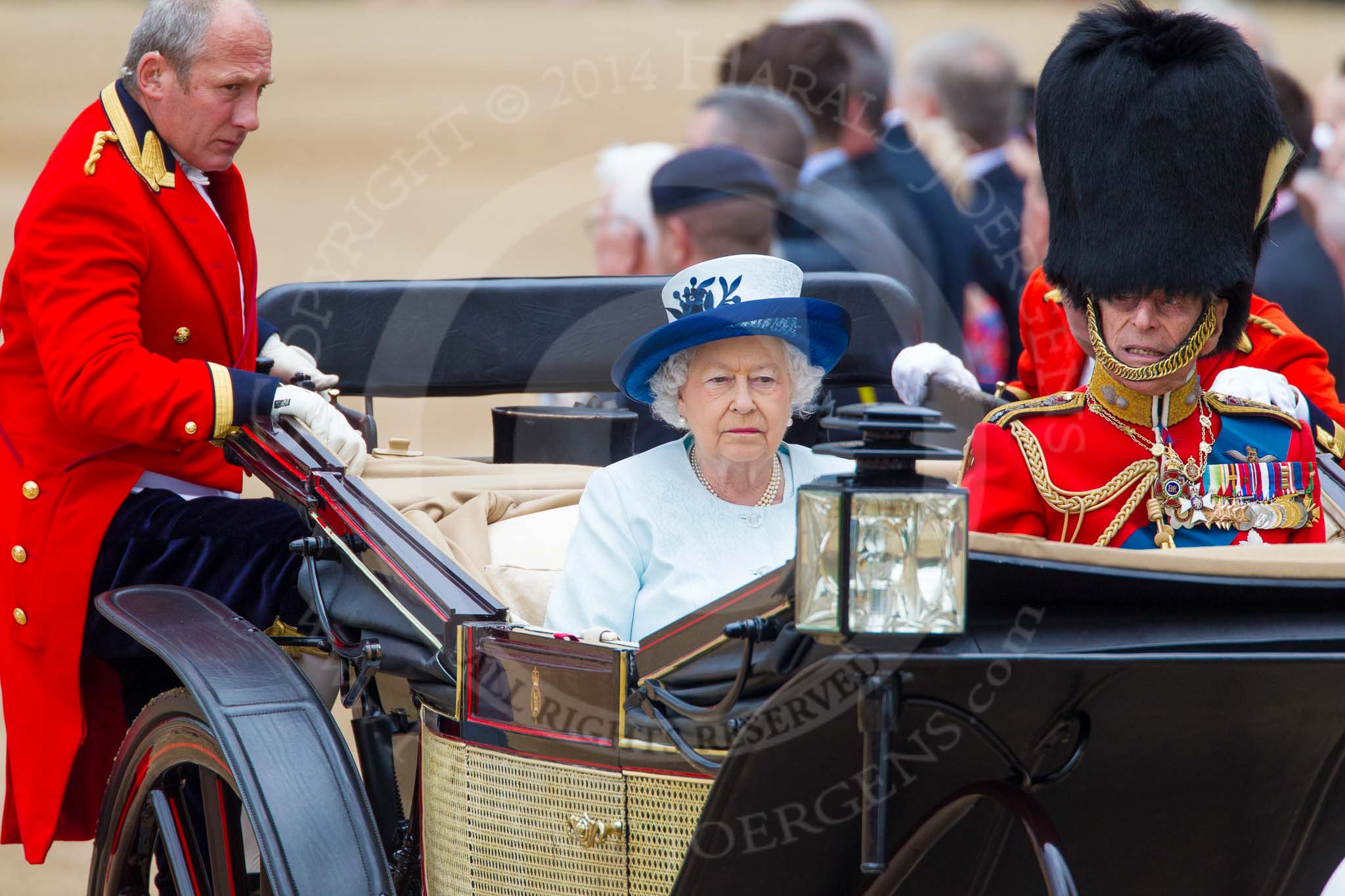 Trooping the Colour 2014.
Horse Guards Parade, Westminster,
London SW1A,

United Kingdom,
on 14 June 2014 at 10:59, image #365