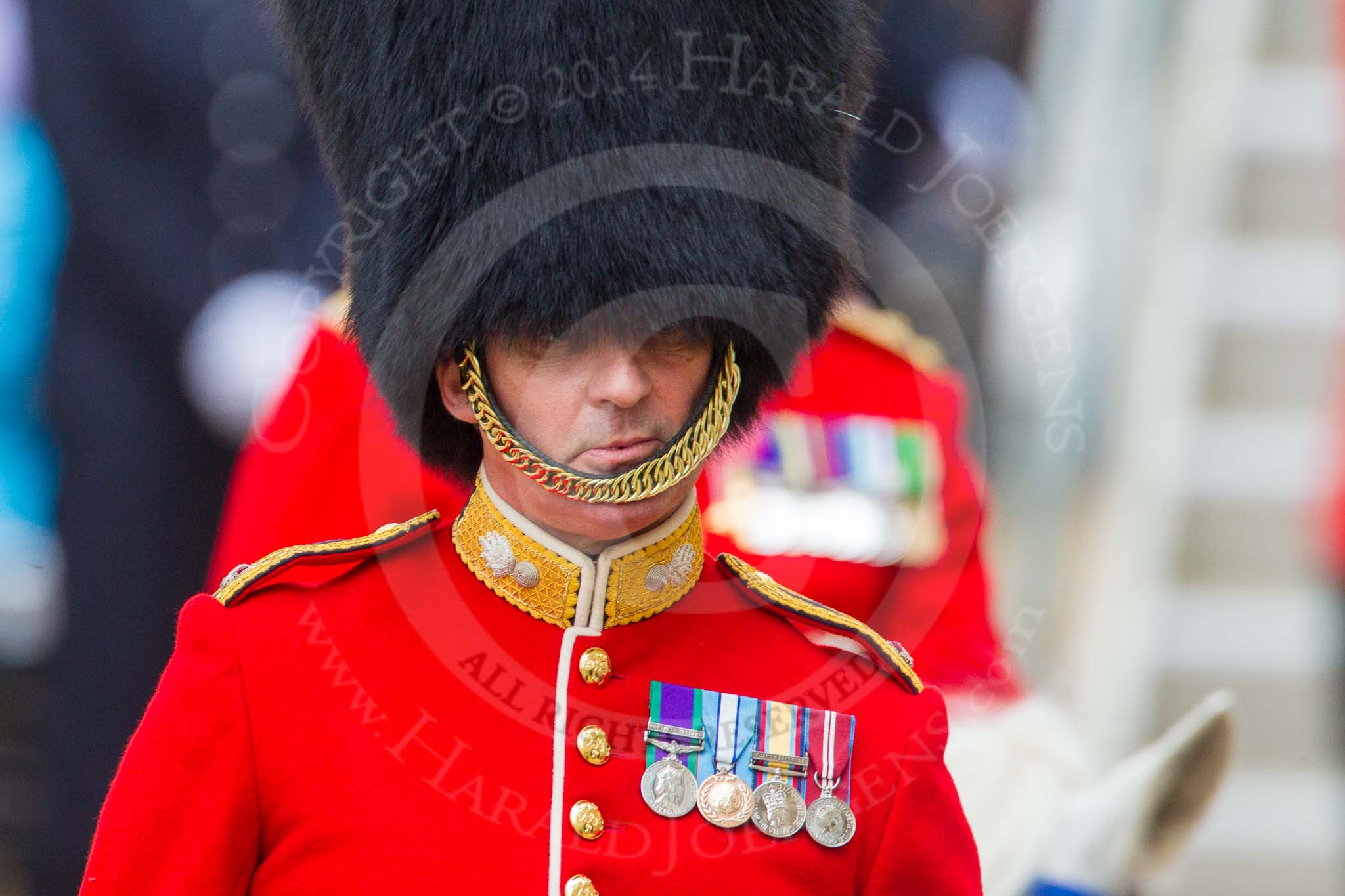 Trooping the Colour 2014. Image #400, 14 June 2014 11:03 Horse Guards Parade, London, UK