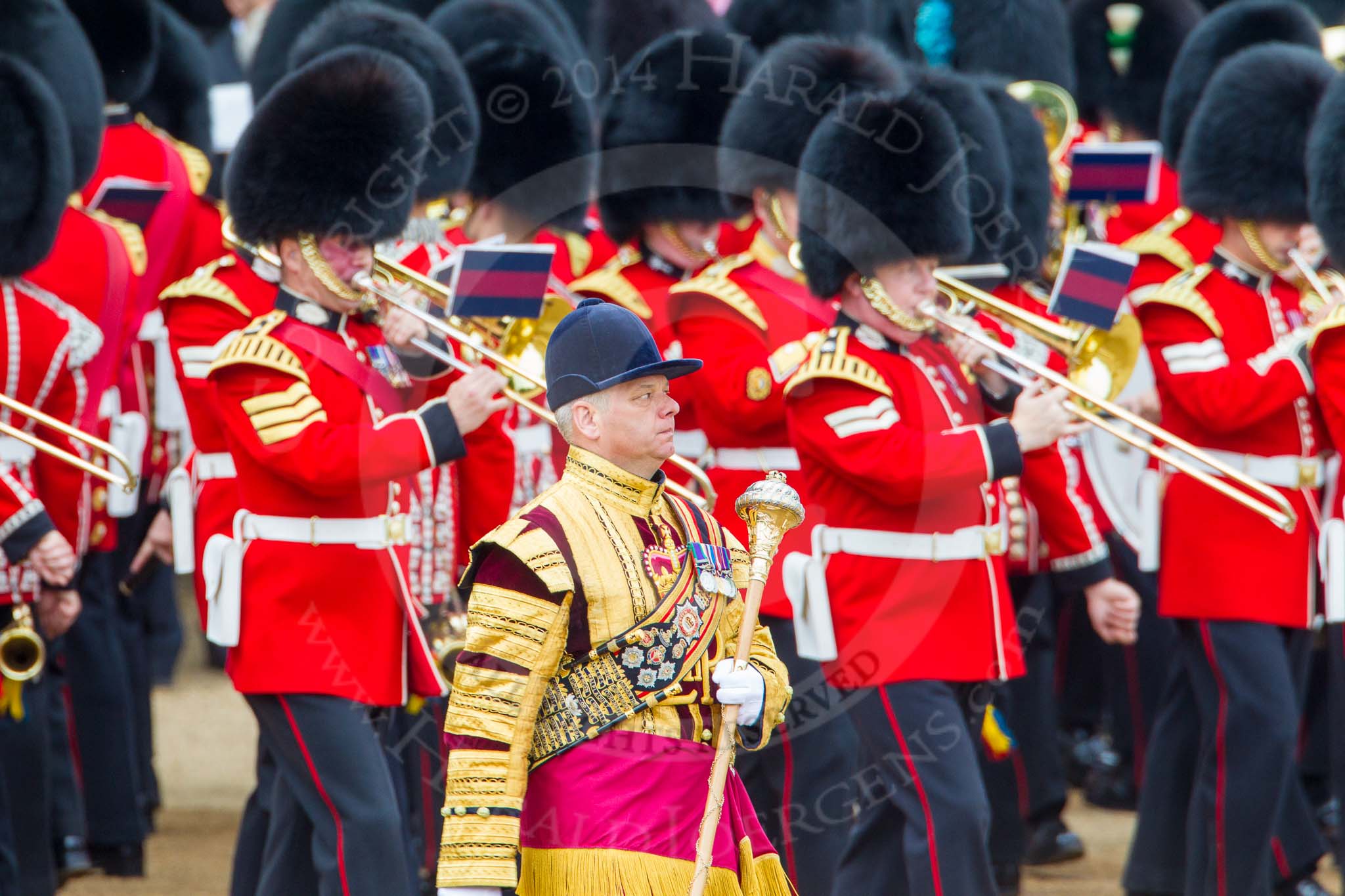 Trooping the Colour 2014.
Horse Guards Parade, Westminster,
London SW1A,

United Kingdom,
on 14 June 2014 at 11:14, image #475