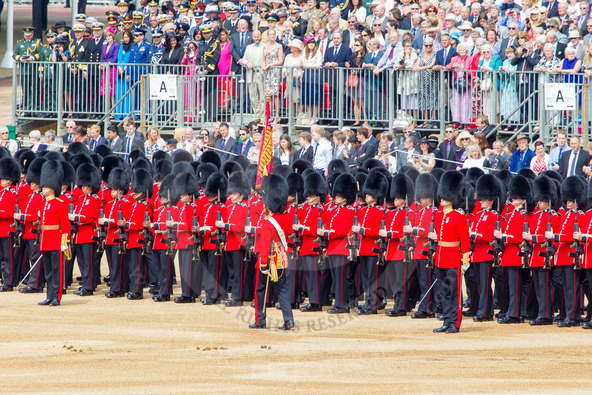 Trooping the Colour 2014.
Horse Guards Parade, Westminster,
London SW1A,

United Kingdom,
on 14 June 2014 at 11:26, image #560