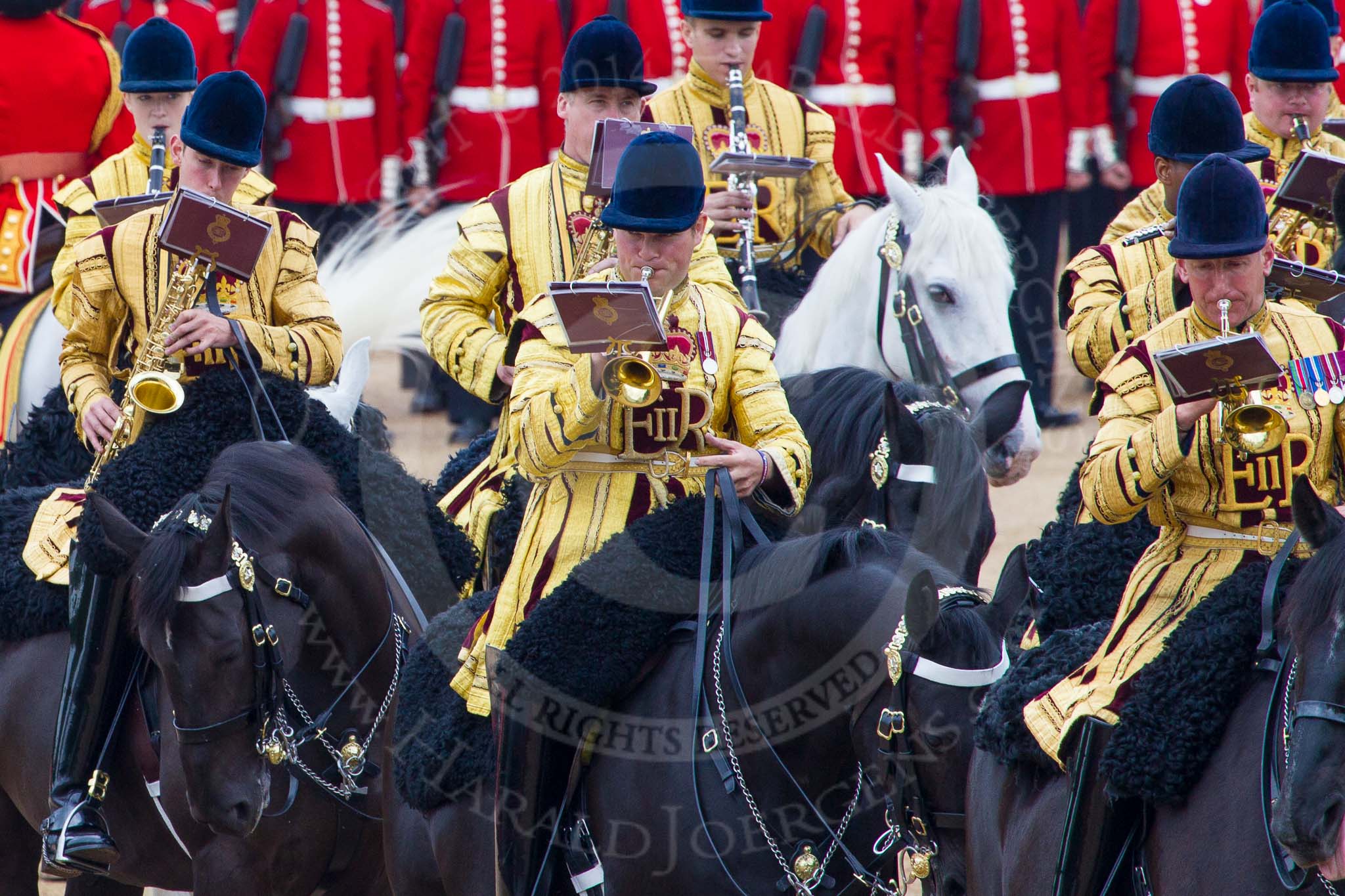 Trooping the Colour 2014.
Horse Guards Parade, Westminster,
London SW1A,

United Kingdom,
on 14 June 2014 at 11:55, image #746