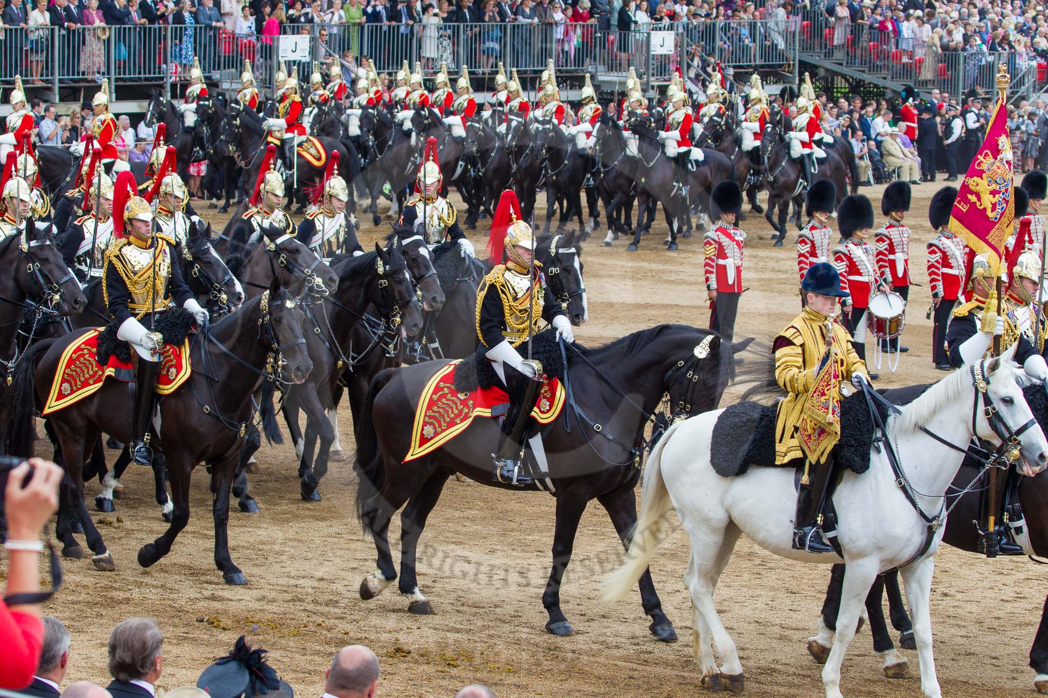 Trooping the Colour 2014.
Horse Guards Parade, Westminster,
London SW1A,

United Kingdom,
on 14 June 2014 at 11:57, image #772