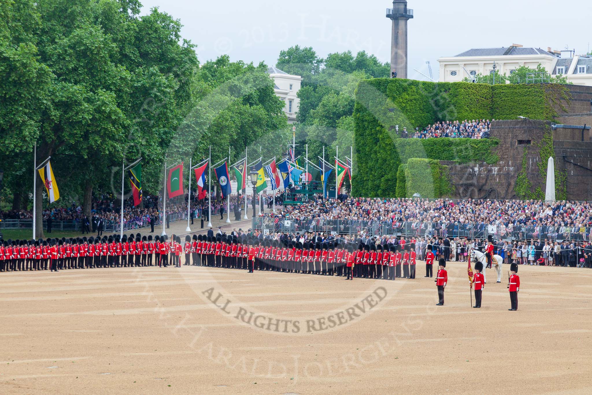 Trooping the Colour 2015. Image #204, 13 June 2015 10:54 Horse Guards Parade, London, UK