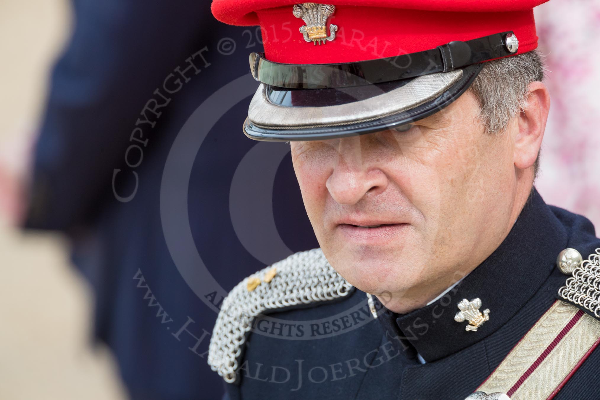 Trooping the Colour 2016: Lieutenant Colonel David Utting of Army HQ London District.
Horse Guards Parade, Westminster,
London SW1A,
London,
United Kingdom,
on 11 June 2016 at 09:43, image #39