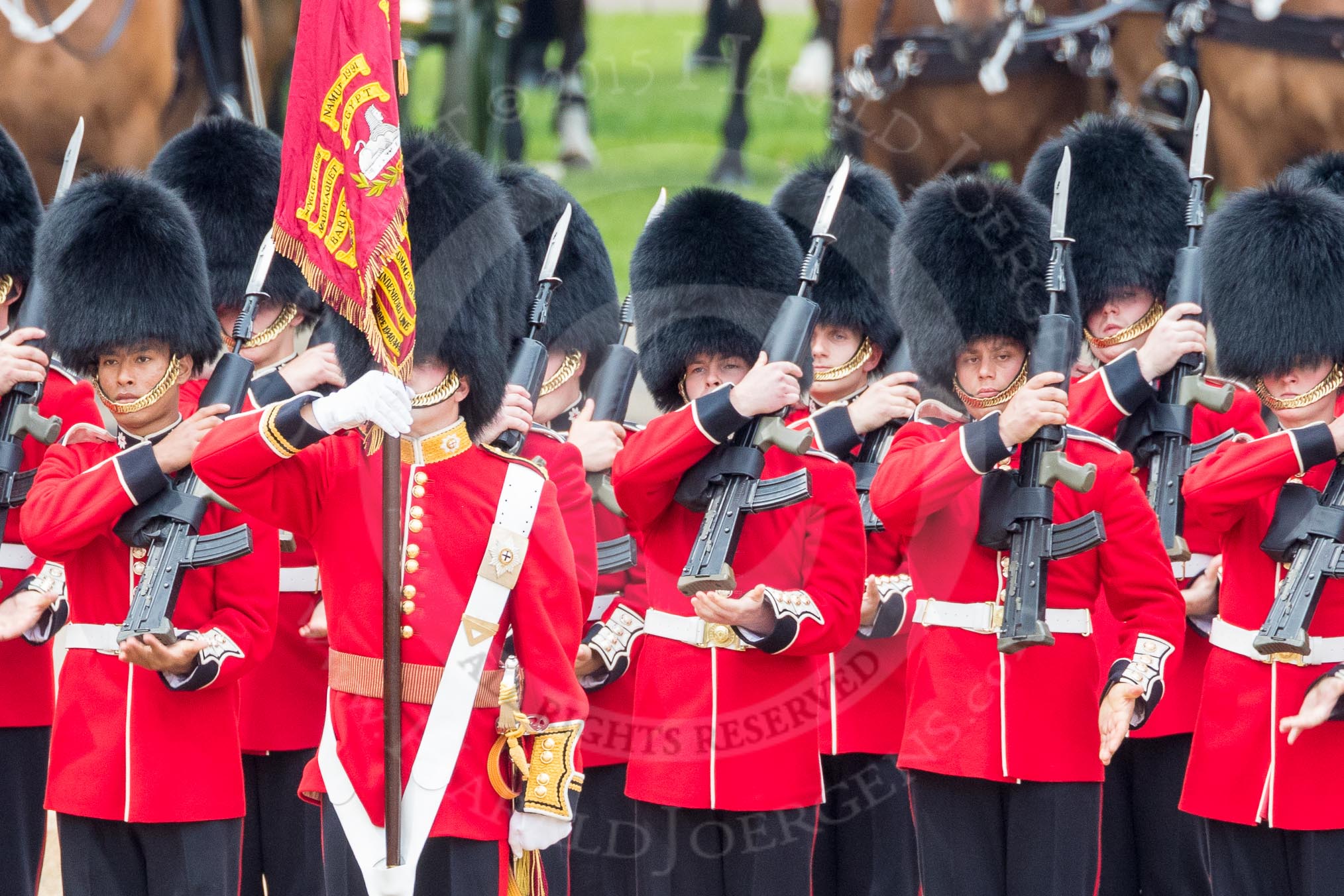 Trooping the Colour 2016.
Horse Guards Parade, Westminster,
London SW1A,
London,
United Kingdom,
on 11 June 2016 at 11:29, image #584