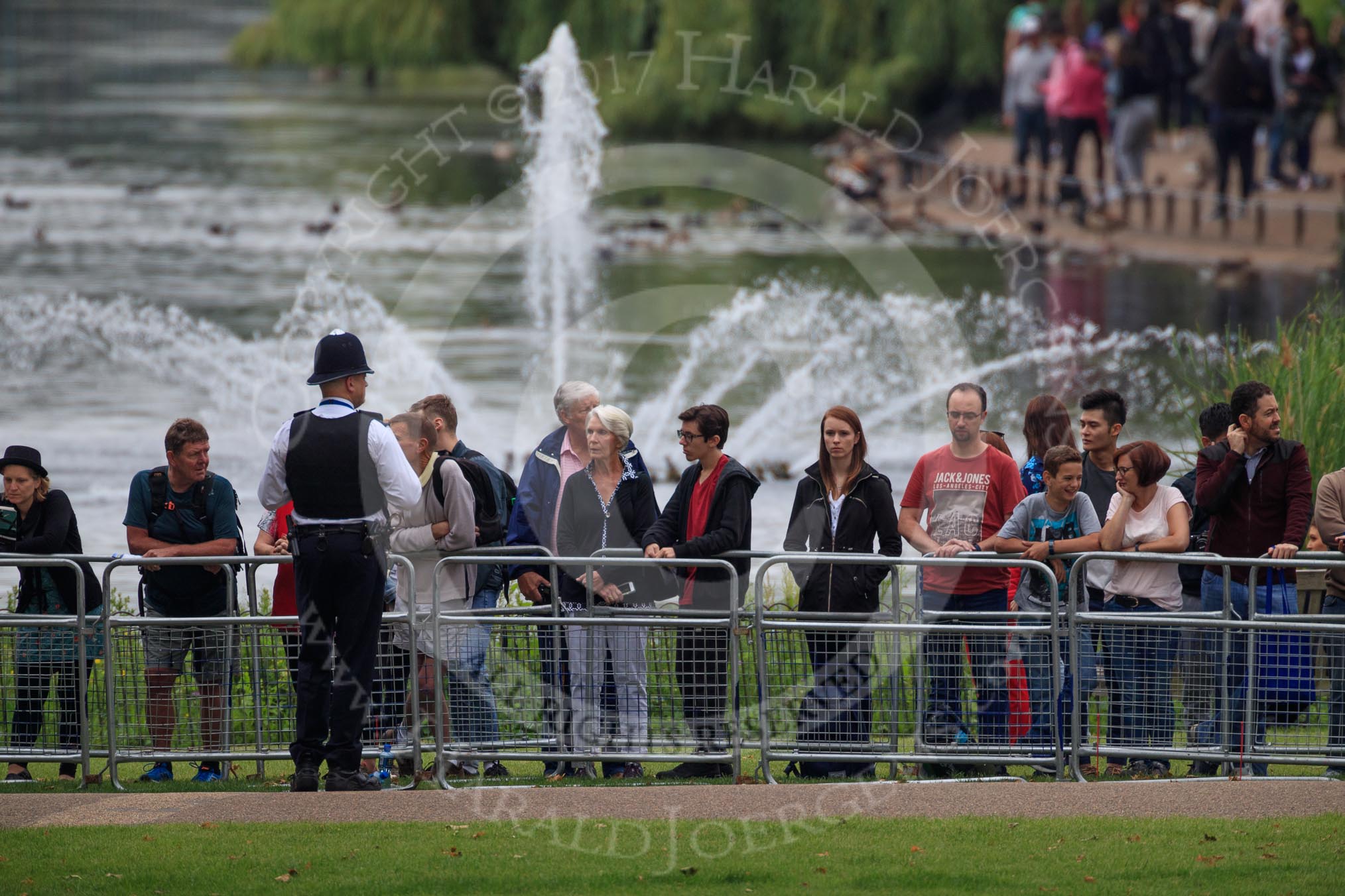 during The Colonel's Review {iptcyear4} (final rehearsal for Trooping the Colour, The Queen's Birthday Parade)  at Horse Guards Parade, Westminster, London, 2 June 2018, 09:58.