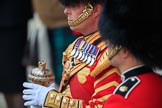 during The Colonel's Review {iptcyear4} (final rehearsal for Trooping the Colour, The Queen's Birthday Parade)  at Horse Guards Parade, Westminster, London, 2 June 2018, 10:27.