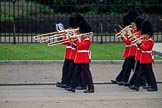 during The Colonel's Review {iptcyear4} (final rehearsal for Trooping the Colour, The Queen's Birthday Parade)  at Horse Guards Parade, Westminster, London, 2 June 2018, 10:31.