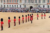 during The Colonel's Review {iptcyear4} (final rehearsal for Trooping the Colour, The Queen's Birthday Parade)  at Horse Guards Parade, Westminster, London, 2 June 2018, 10:38.