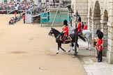 during The Colonel's Review {iptcyear4} (final rehearsal for Trooping the Colour, The Queen's Birthday Parade)  at Horse Guards Parade, Westminster, London, 2 June 2018, 10:38.