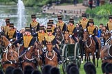 during The Colonel's Review {iptcyear4} (final rehearsal for Trooping the Colour, The Queen's Birthday Parade)  at Horse Guards Parade, Westminster, London, 2 June 2018, 10:40.