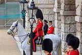during The Colonel's Review {iptcyear4} (final rehearsal for Trooping the Colour, The Queen's Birthday Parade)  at Horse Guards Parade, Westminster, London, 2 June 2018, 10:41.