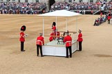 during The Colonel's Review {iptcyear4} (final rehearsal for Trooping the Colour, The Queen's Birthday Parade)  at Horse Guards Parade, Westminster, London, 2 June 2018, 10:52.