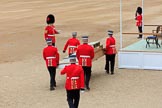 during The Colonel's Review {iptcyear4} (final rehearsal for Trooping the Colour, The Queen's Birthday Parade)  at Horse Guards Parade, Westminster, London, 2 June 2018, 10:53.