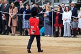 during The Colonel's Review {iptcyear4} (final rehearsal for Trooping the Colour, The Queen's Birthday Parade)  at Horse Guards Parade, Westminster, London, 2 June 2018, 11:18.