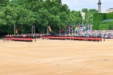 during The Colonel's Review {iptcyear4} (final rehearsal for Trooping the Colour, The Queen's Birthday Parade)  at Horse Guards Parade, Westminster, London, 2 June 2018, 11:31.