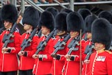 during The Colonel's Review {iptcyear4} (final rehearsal for Trooping the Colour, The Queen's Birthday Parade)  at Horse Guards Parade, Westminster, London, 2 June 2018, 11:35.