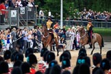 during The Colonel's Review {iptcyear4} (final rehearsal for Trooping the Colour, The Queen's Birthday Parade)  at Horse Guards Parade, Westminster, London, 2 June 2018, 12:00.