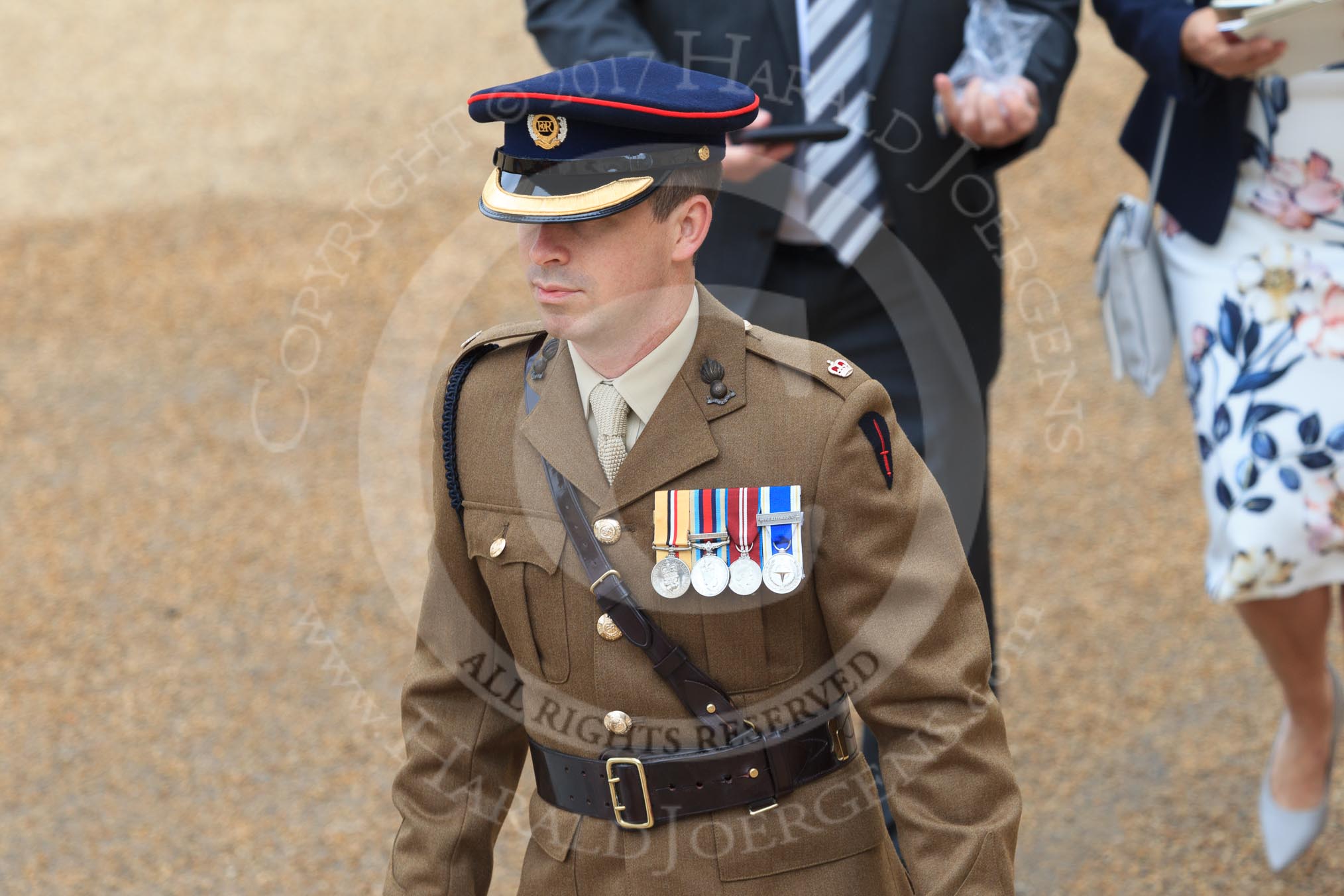 during Trooping the Colour {iptcyear4}, The Queen's Birthday Parade at Horse Guards Parade, Westminster, London, 9 June 2018, 09:04.