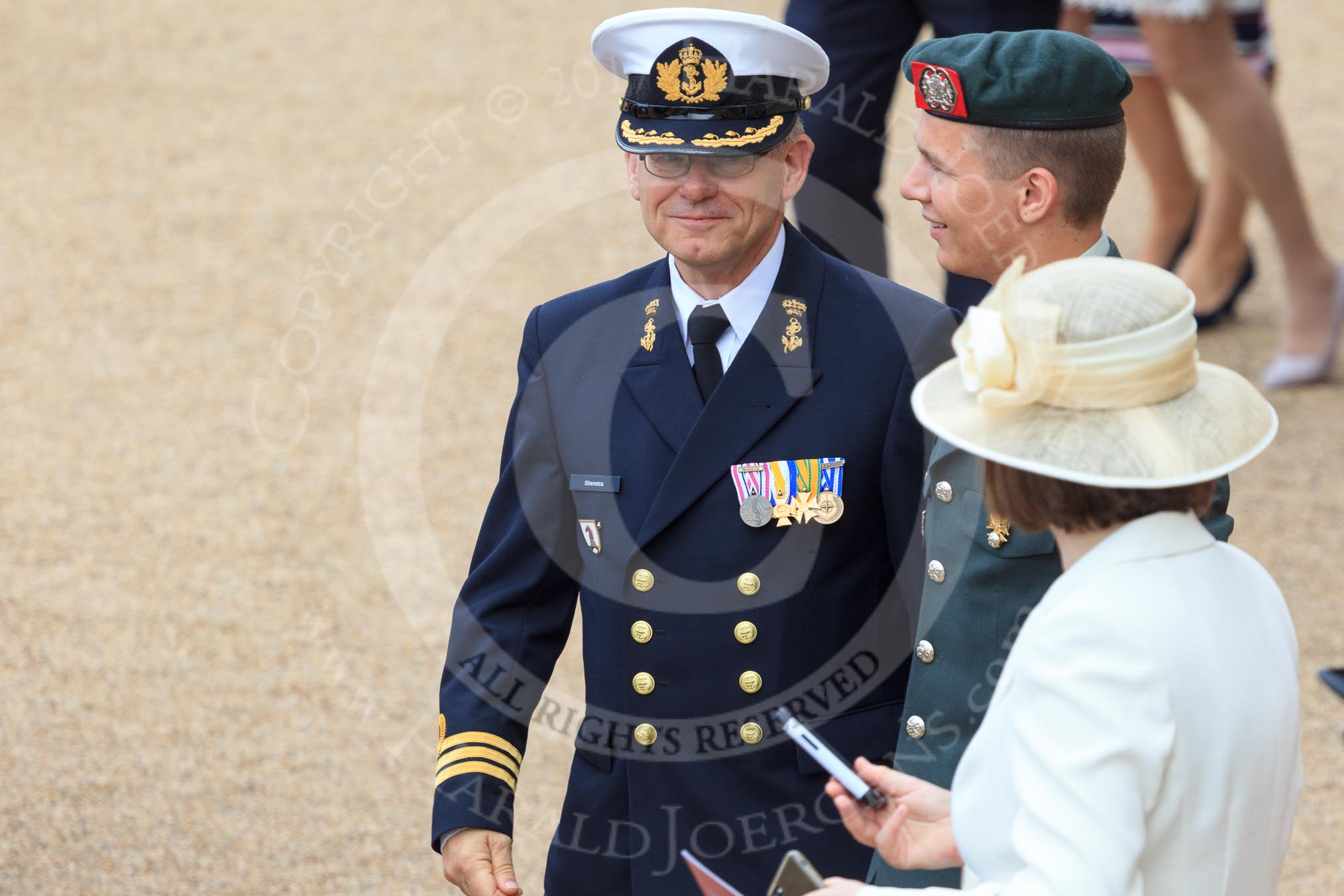 during Trooping the Colour {iptcyear4}, The Queen's Birthday Parade at Horse Guards Parade, Westminster, London, 9 June 2018, 09:30.