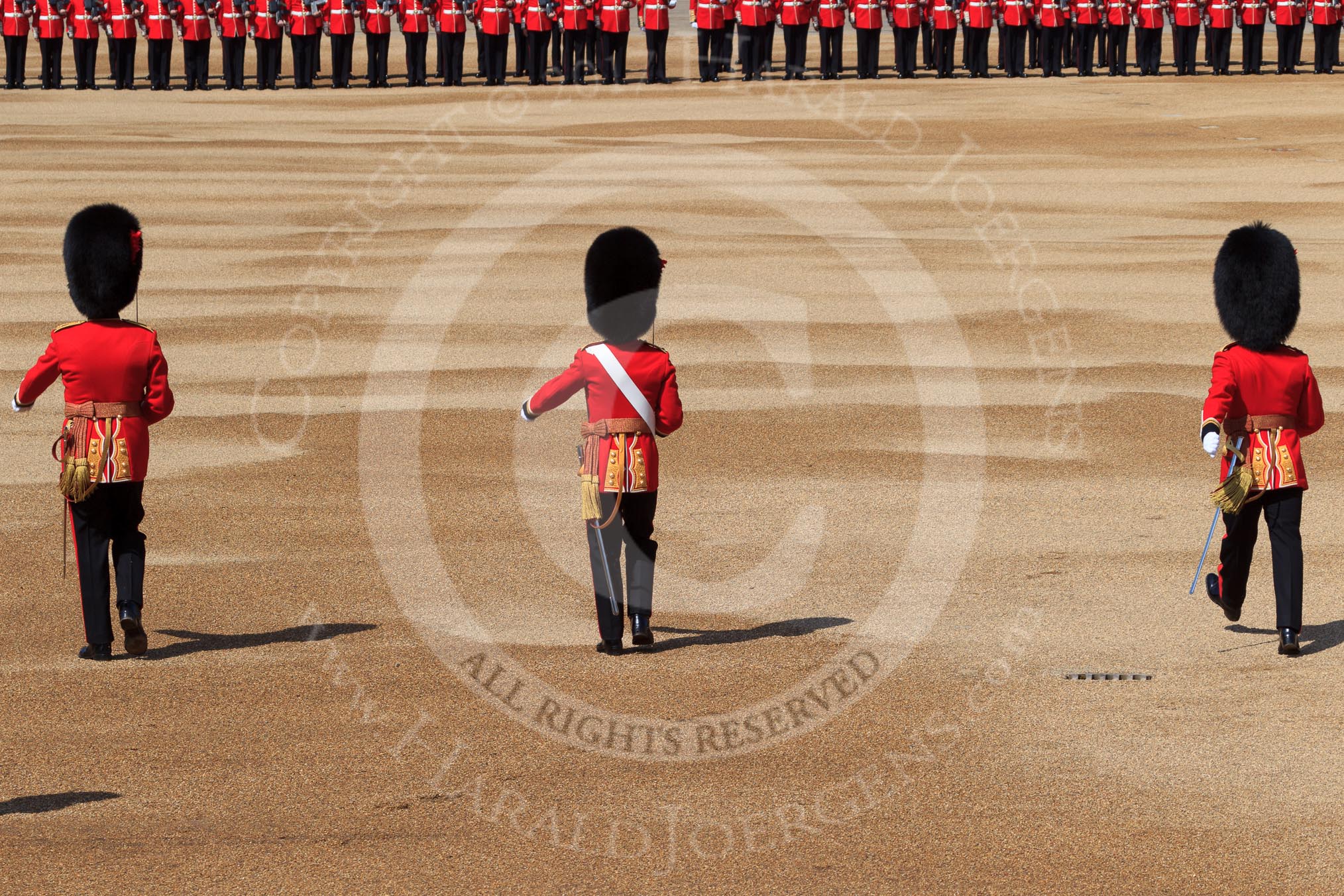 during Trooping the Colour {iptcyear4}, The Queen's Birthday Parade at Horse Guards Parade, Westminster, London, 9 June 2018, 10:41.