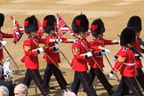 during Trooping the Colour {iptcyear4}, The Queen's Birthday Parade at Horse Guards Parade, Westminster, London, 9 June 2018, 09:54.