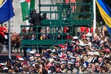 during Trooping the Colour {iptcyear4}, The Queen's Birthday Parade at Horse Guards Parade, Westminster, London, 9 June 2018, 10:48.